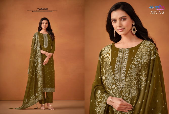 Alivia 3 By Vipul Embroidered Soft Georgette Salwar Kameez Wholesale Price In Surat
